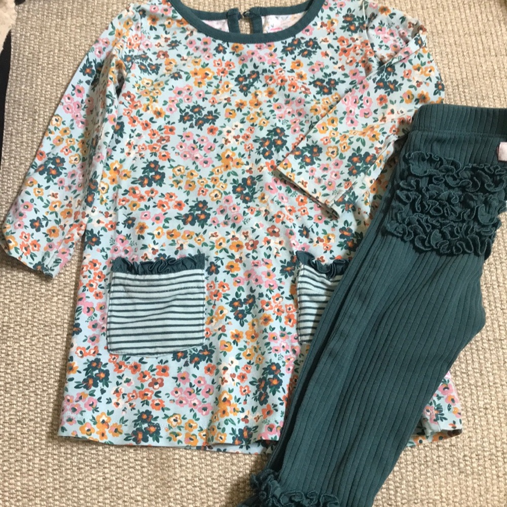 Ruffle Butts dresses/ leggings sets